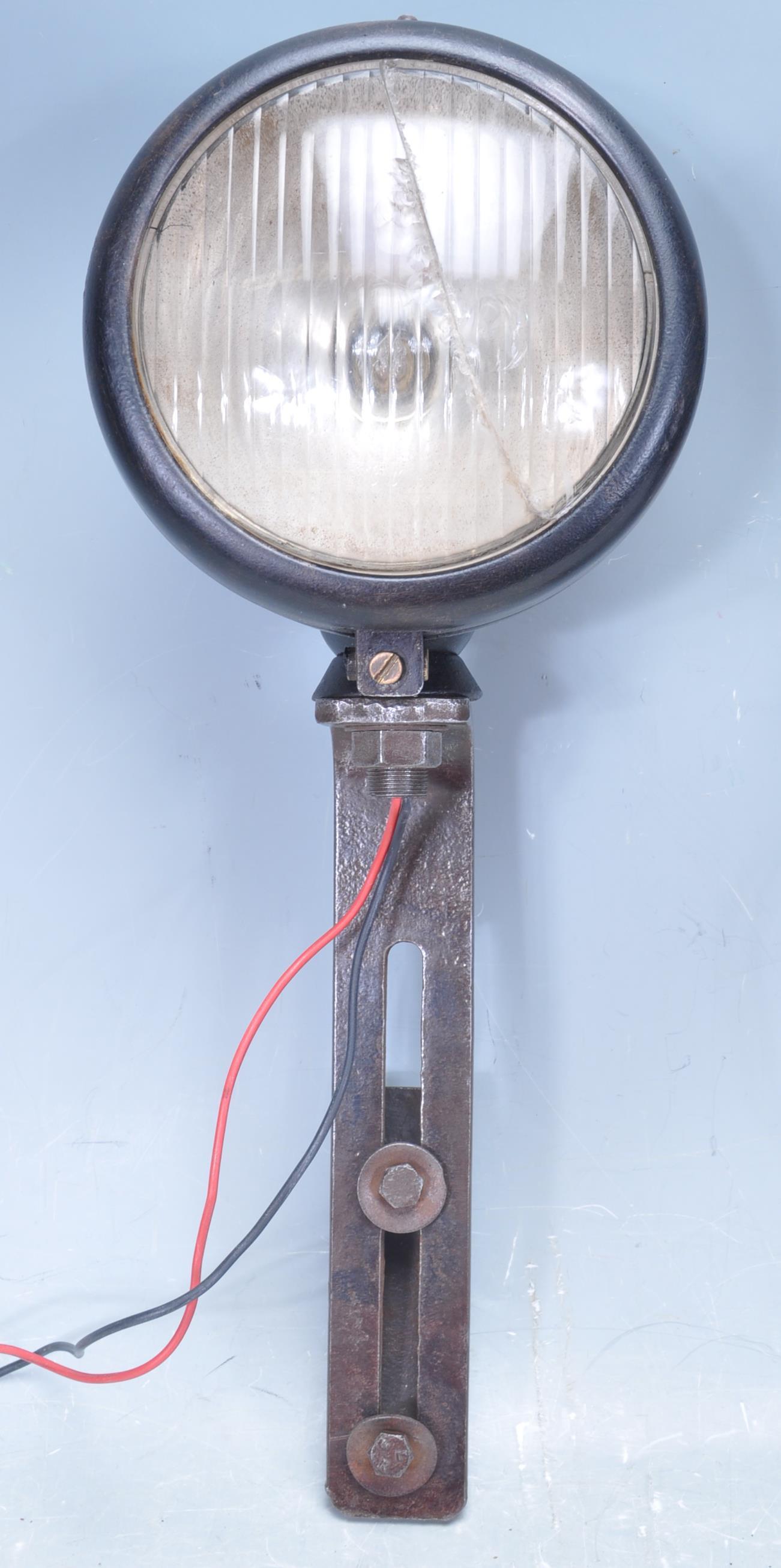 TWO VINTAGE RETRO 20TH CENTURY AUTOMOBILES HEADLIGHTS - Image 2 of 7