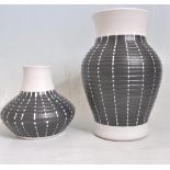 TWO 20TH CENTURY JUGS BY DENBY