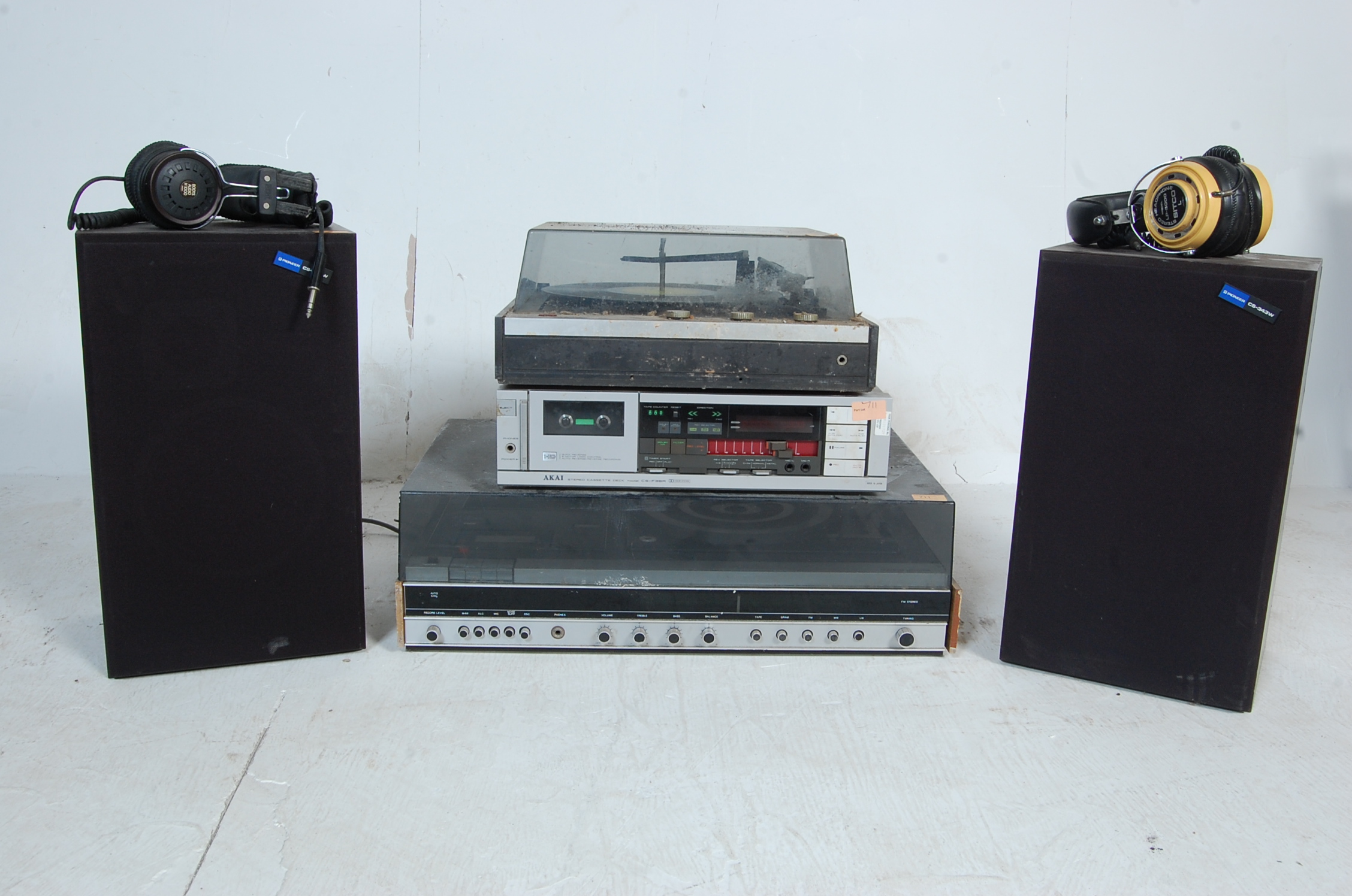 COLLECTION OF VINTAGE 20TH CENTURY AUDIO HI FI STEREO EQUIPMENT