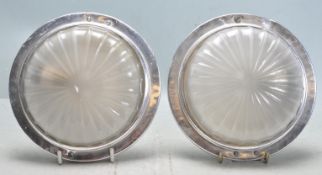 TWO ART DECO STYLE WALL LIGHTS FIXTURES