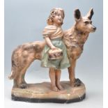 EARLY 20TH CENTURY CHALKWARE FIGURINE