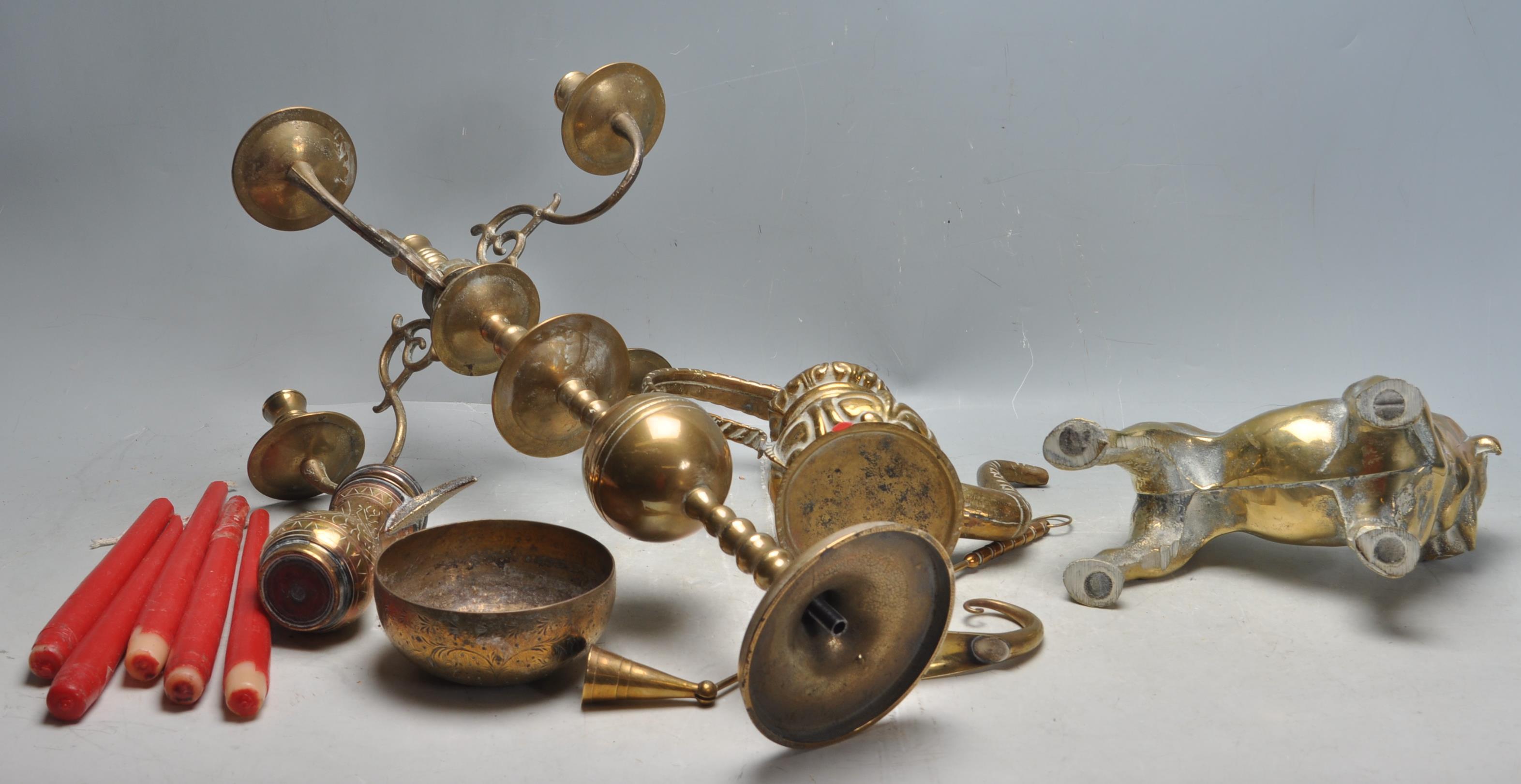 COLLECTION OF VINTAGE 20TH CENTURY BRASSWARES - Image 5 of 5