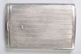 1920'S ART DECO SILVER VESTA CASE