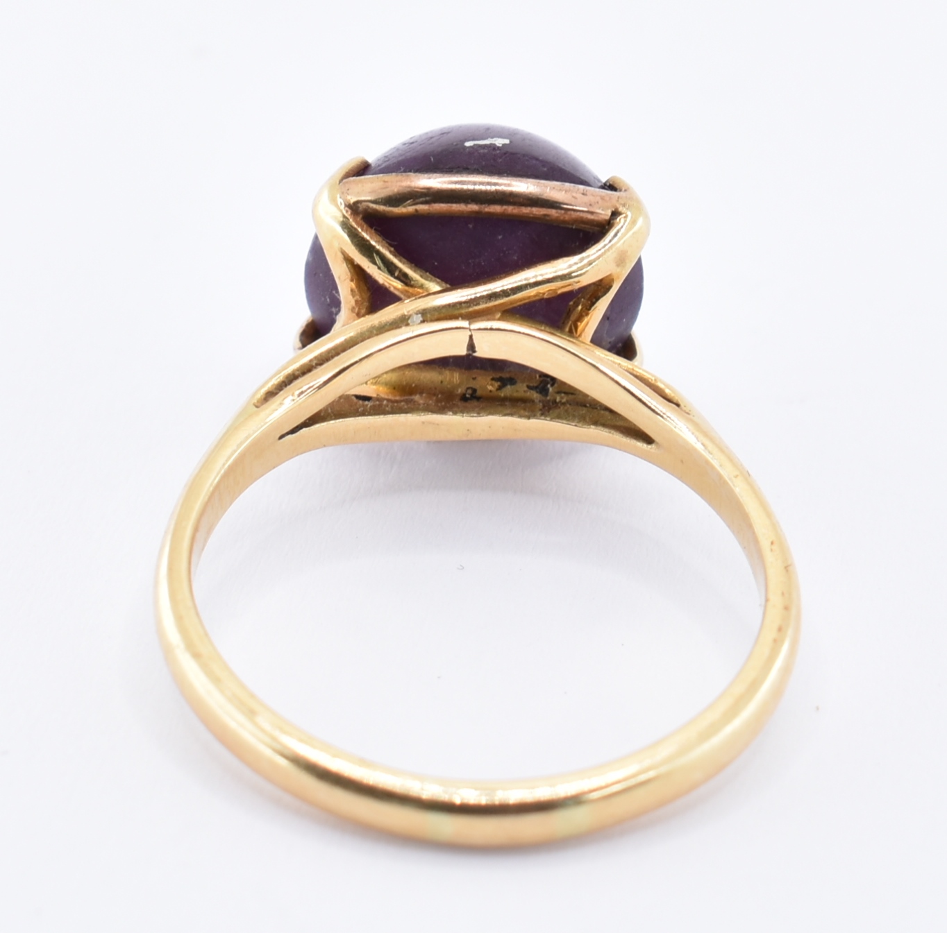 18CT GOLD STAR RUBY RING - Image 6 of 9