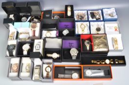 LARGE COLLECTION OF CONTEMPORARY LADIES WRISTWATCHES