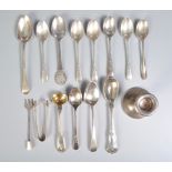 COLLECTION OF 18TH CENTURY AND 20TH CENTURY SILVER HALLMARKED TEASPOONS