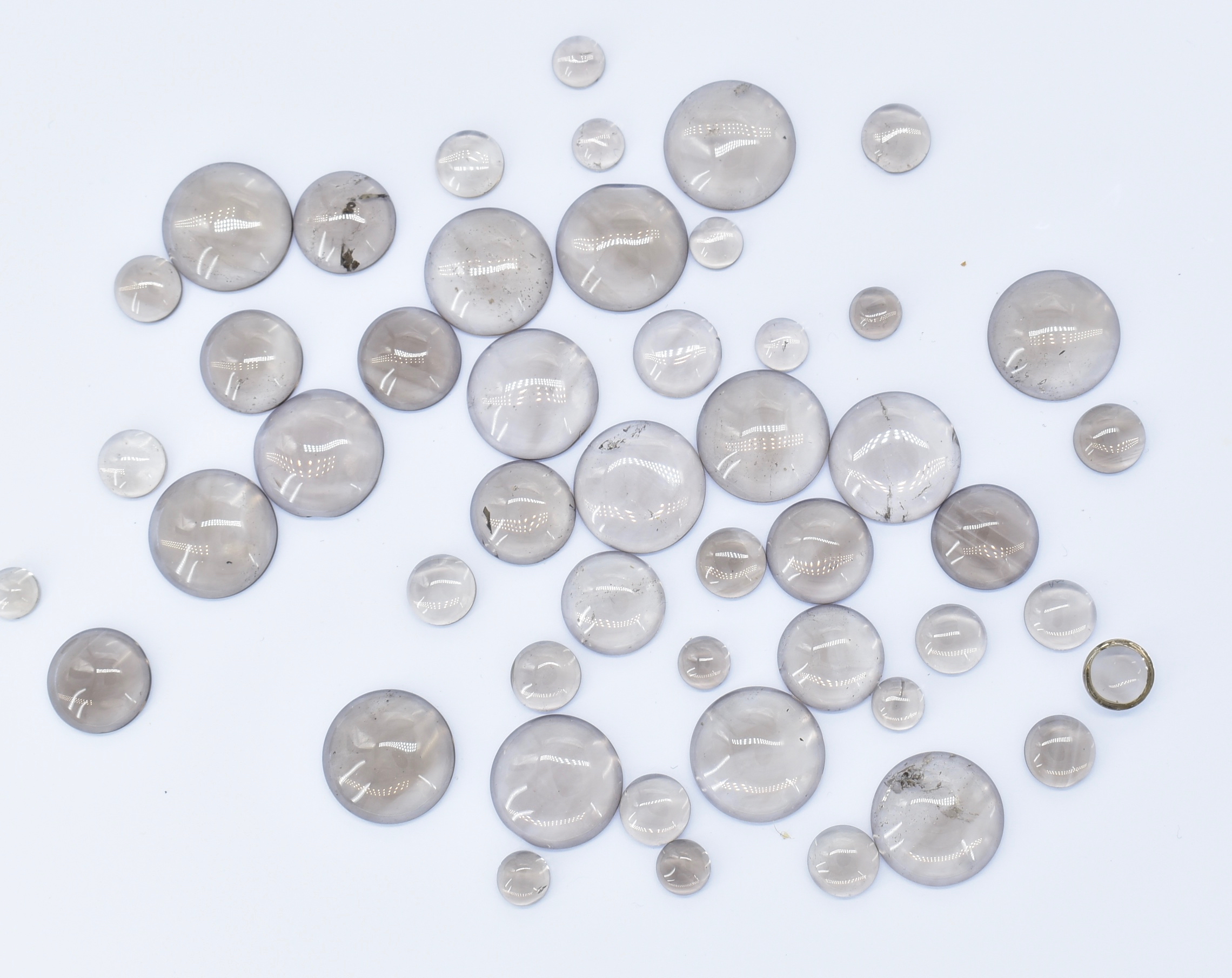 LOOSE GEMSTONES - SMOKEY QUARTZ CABOCHONS