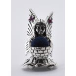 STERLING 925 SILVER FAIRY PIN CUSHION