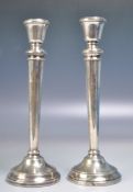 1965 BIRMINGHAM SILVER HALLMARKED CANDLESTICKS BY S J ROSE AND SON