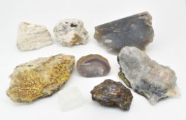 COLLECTION OF MINERAL & ROCK SPECIMENS