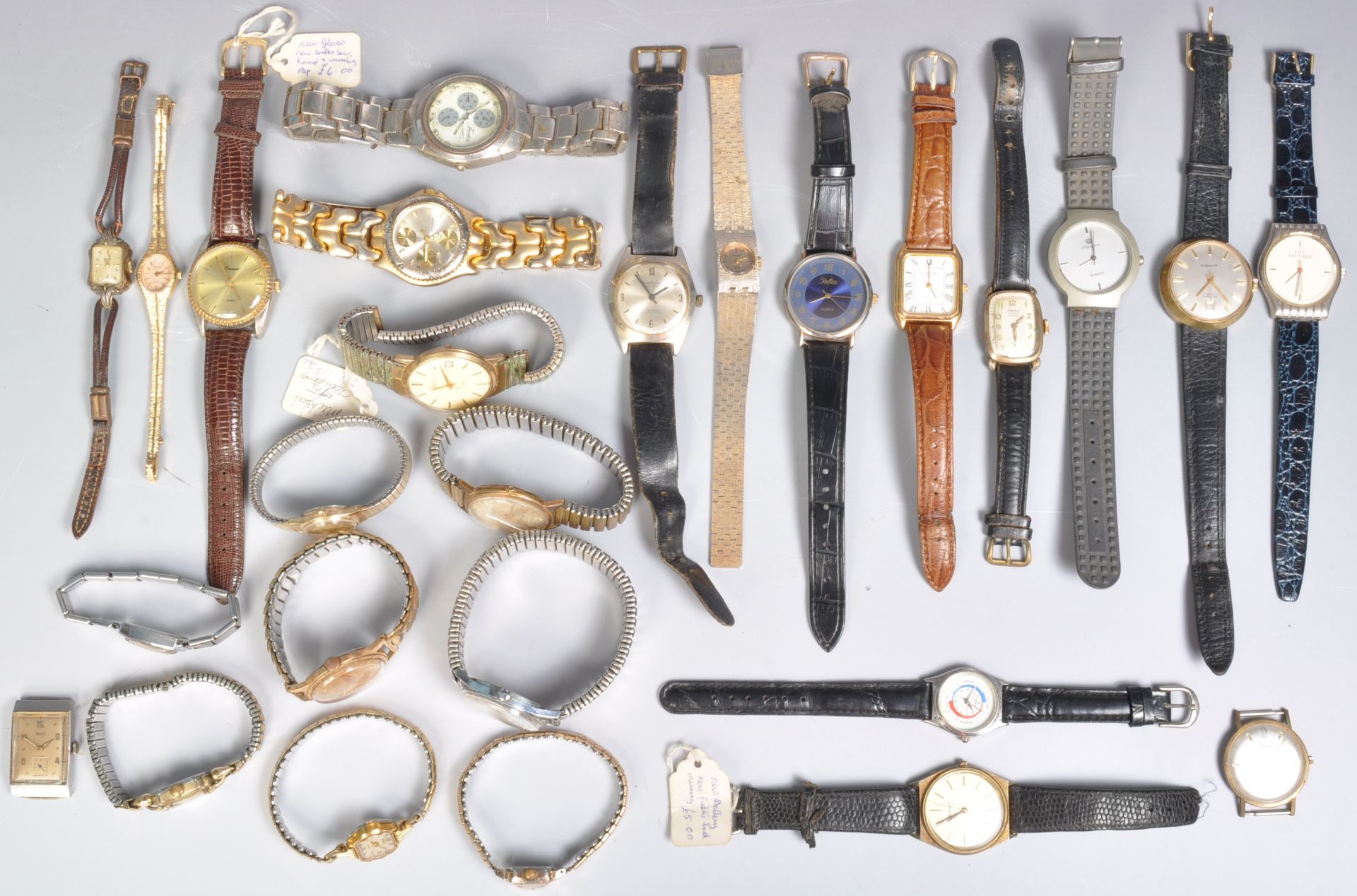 LARGE COLLECTION OF 1960’S AND LATER WRISTWATCHES