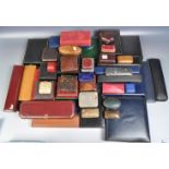 LARGE GROUP OF VINTAGE JEWELLERY BOXES