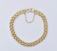 9CT GOLD WATCH CHAIN BRACELET