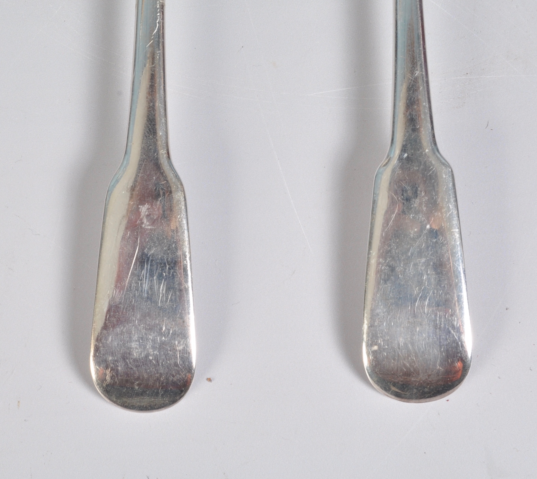 PAIR OF GEORGE III SILVER SERVING SPOONS - Image 3 of 4