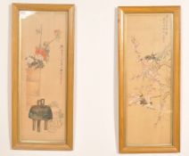 TWO VINTAGE 20TH CENTURY JAPANESE SILKS