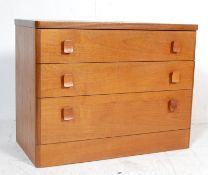 RETRO VINTAGE TEAK WOOD CHEST OF DRAWERS