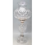 VINTAGE 20TH CENTURY WATERFORD LEAD CRYSTAL GLASS LAMP