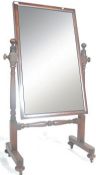 REGENCY 19TH CENTURY LARGE CHEVAL MIRROR