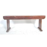 EARLY 20TH CENTURY VICTORIAN STYLE PINE BENCH