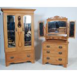 EARLY 20TH CENTURY ART DECO WALNUT BEDROOM SUITE