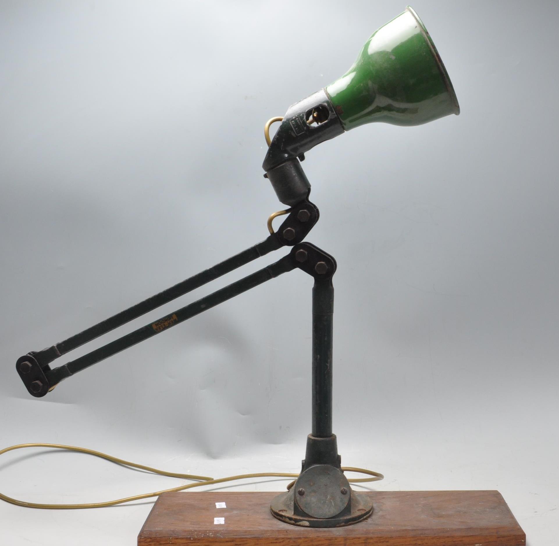 MEK-ELEK - RETRO VINTAGE INDUSTRIAL FACTORY DESKTOP ANGLEPOISE LAMP - Image 3 of 6