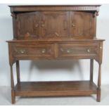 19TH CENTURY VICTORIAN ARTS AND CRAFTS SIDEBOARD