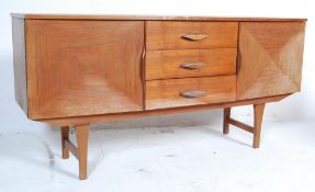 VINTAGE RETRO TEAK WOOD SIDEBOARD CREDENZA