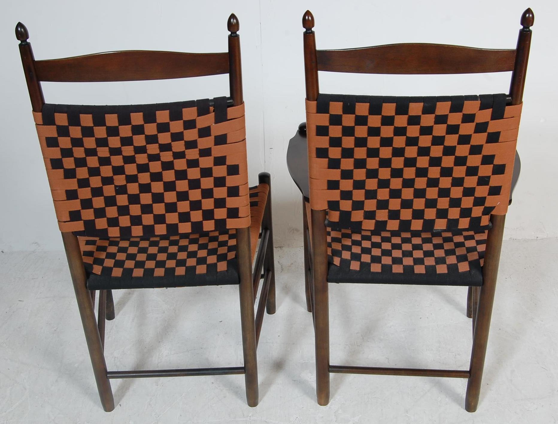 SET OF 10TH VINTAGE STYLE DINING CHAIRS - Image 4 of 6