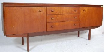 RETRO VINTAGE 1970S WHITE AND NEWTON TEAK WOOD SIDEBOARD