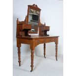 EDWARDIAN OAK DRESSING TABLE