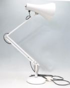 20TH CENTURY INDUSTRIAL WHITE ANGLEPOISE 90 LAMP.