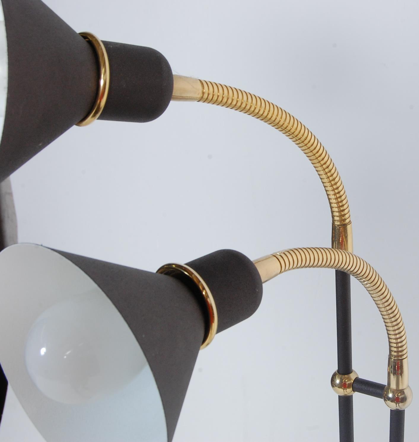 RETRO VINTAGE 20TH CENTURY TWIN HEADED SPOT LAMP - Image 3 of 5