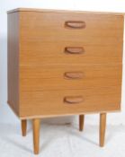 RETRO VINTAGE 1970S TEAK WOOD PEDESTAL CHEST