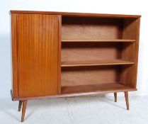 RETRO VINTAGE 1970S TEAK WOOD BOOKCASE