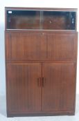 1930’S MAHOGANY BUREAU BOOKCASE BY MINTY