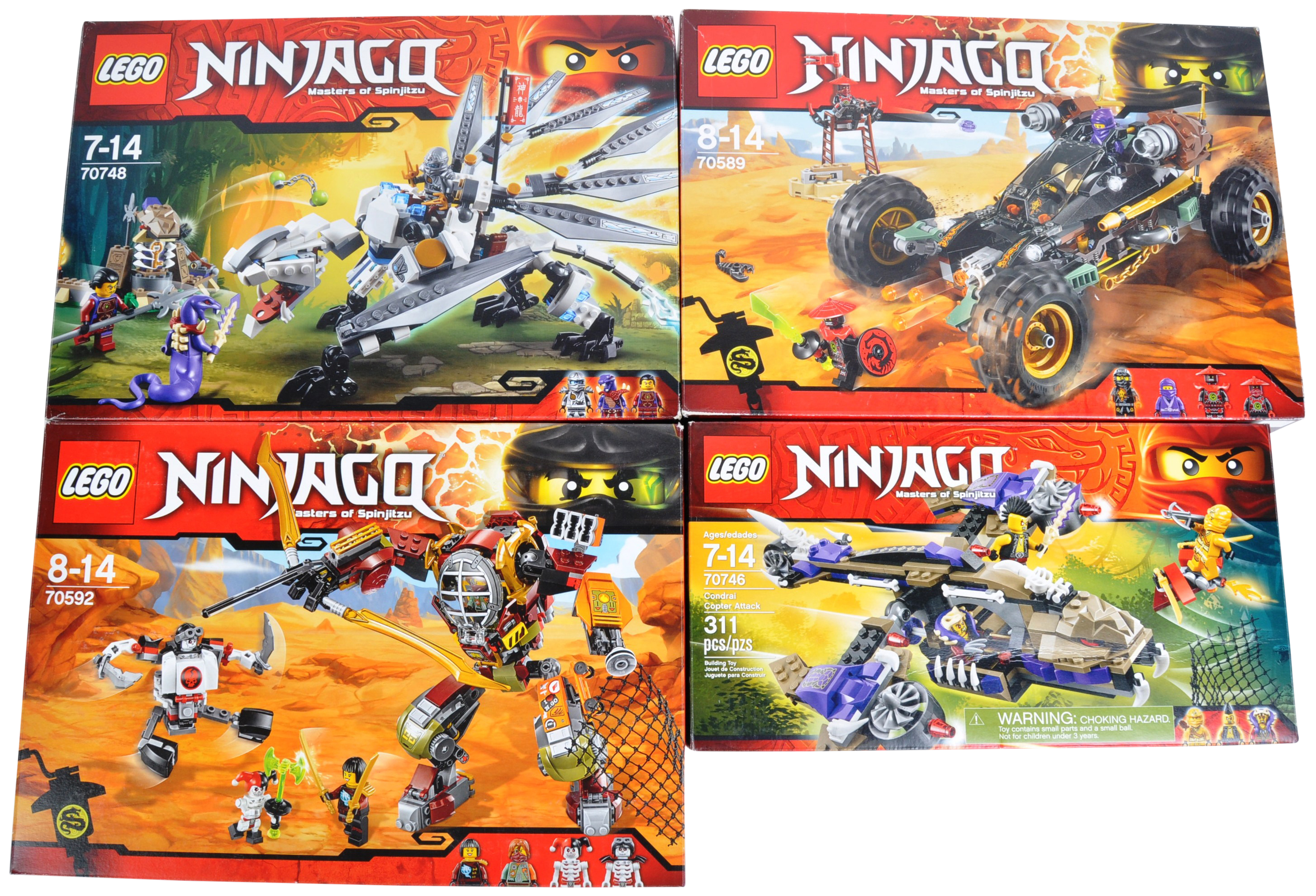 LEGO SETS - LEGO NINJAGO - 70589 / 70592 / 70746 / 70748