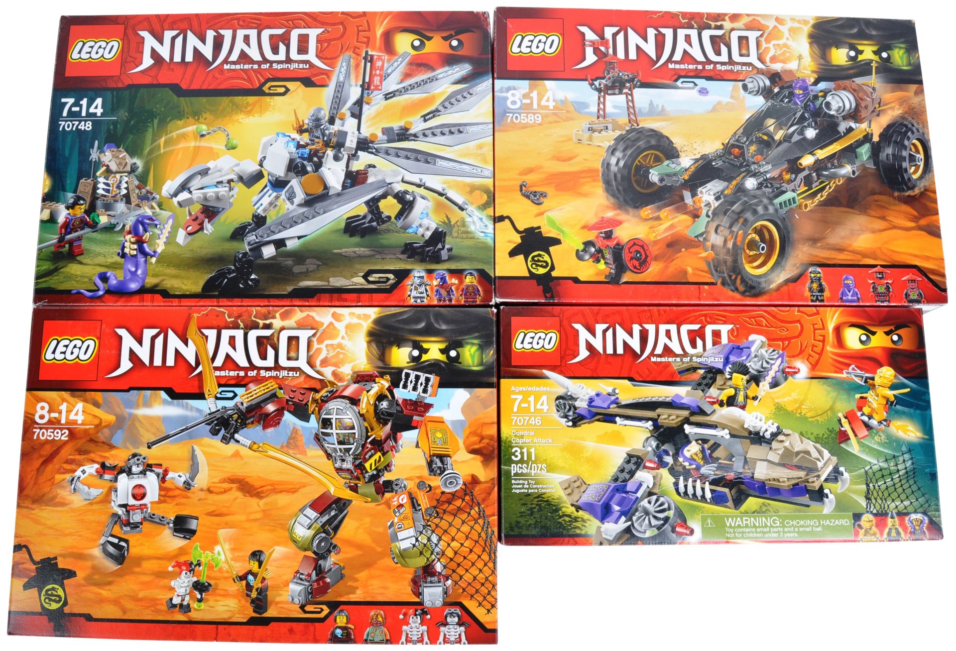 LEGO SETS - LEGO NINJAGO - 70589 / 70592 / 70746 / 70748