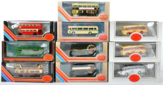 COLLECTION OF X10 EFE 1/76 SCALE DIECAST MODEL BUSES