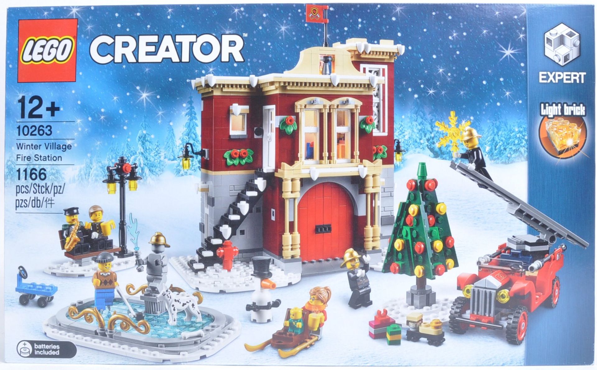 LEGO SET - LEGO CREATOR - 10263 - WINTER VILLAGE FIRE STATION