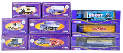 CADBURY'S CHOCOLATE - COLLECTION OF CORGI BOXED DIECAST MODELS