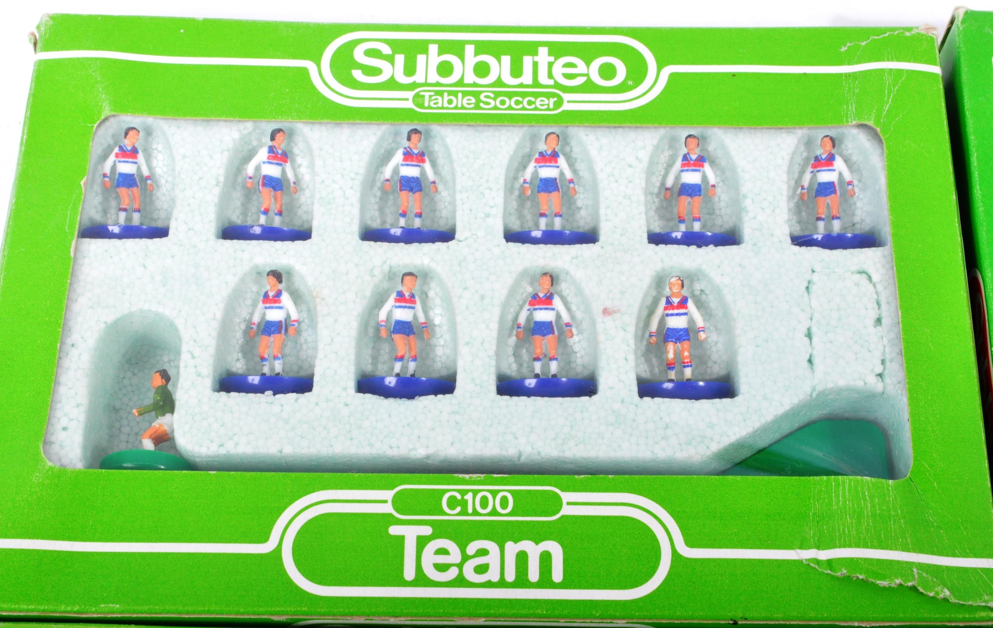 COLLECTION OF X4 VINTAGE SUBBUTEO TABLE TOP FOOTBALL TEAMS - Image 2 of 6