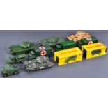 DINKY TOYS - COLLECTION OF VINTAGE MILITARY THEMED DIECAST