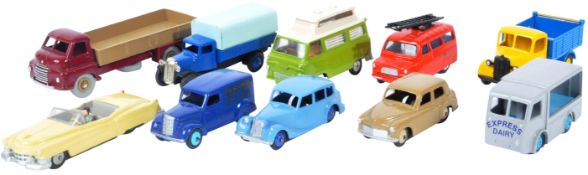 COLLECTION OF VINTAGE RESTORED DINKY & CORGI TOYS DIECAST MODELS