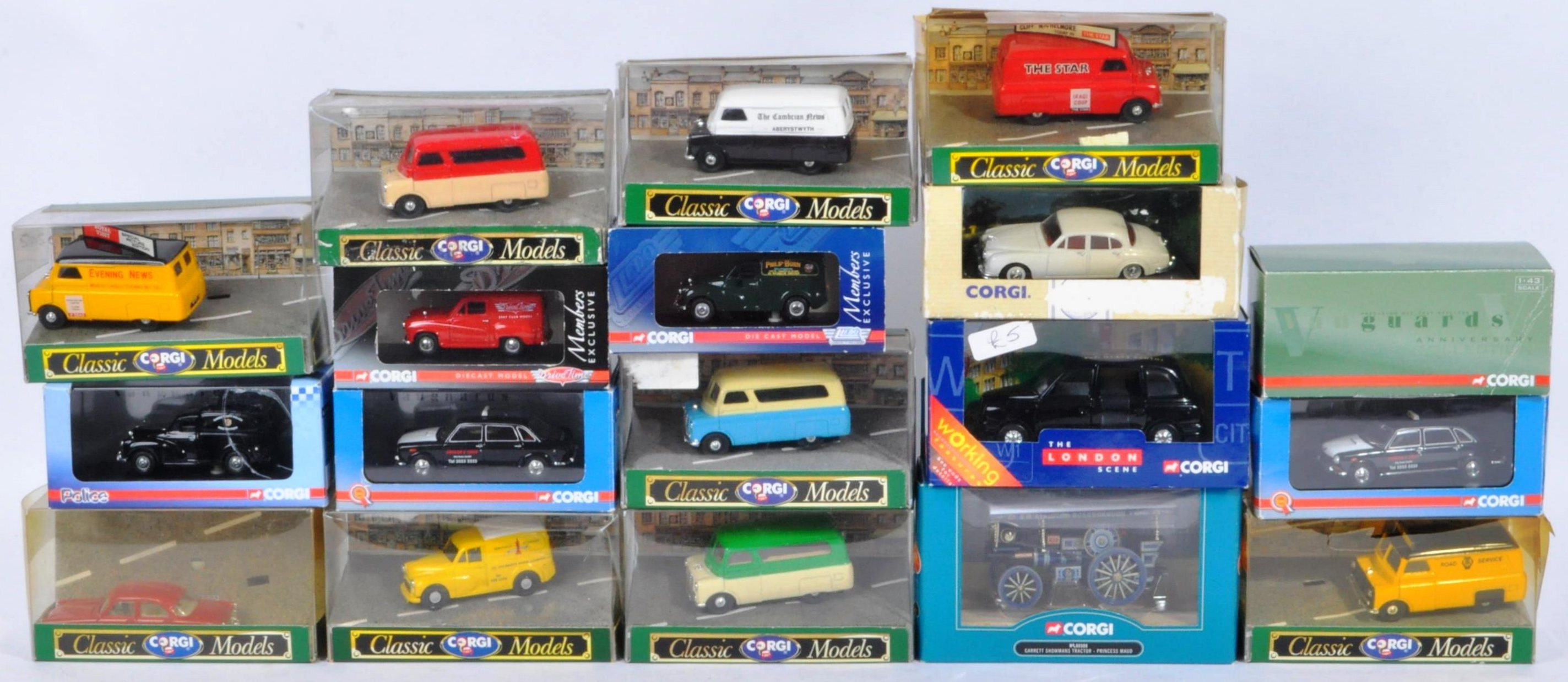 COLLECTION OF CORGI MADE DIECAST MODEL VEHICLES