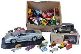 LARGE COLLECTION OF ASSORTED DIECAST - MAISTO, CORGI, LLEDO ETC