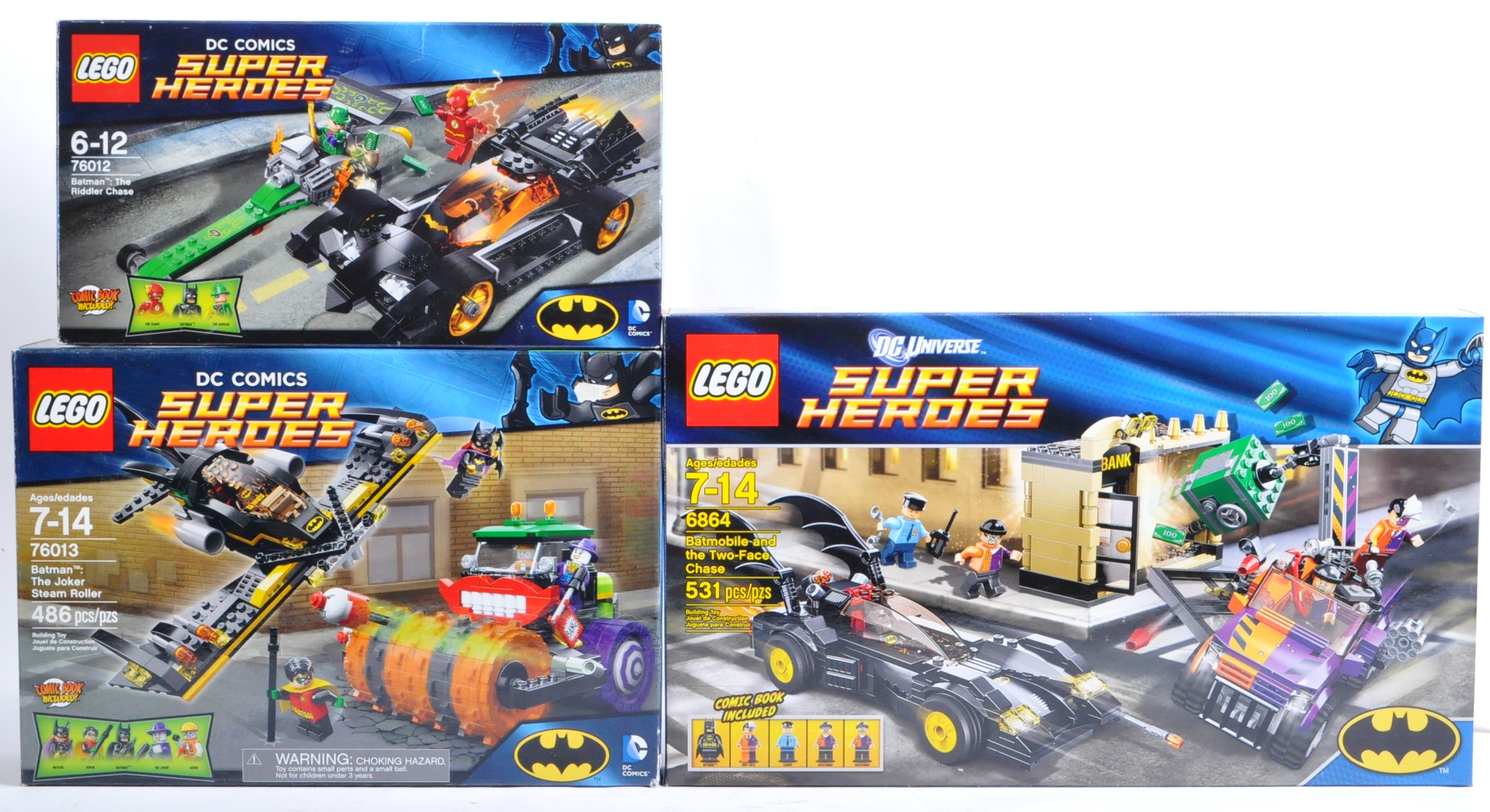 LEGO SETS - LEGO DC COMICS SUPERHEROES - 6864 / 76012 / 76013