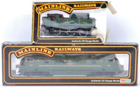 TWO MAINLINE 00 GAUGE MODEL RAILWAY TRAINSET LOCOMOTIVE ENGINES