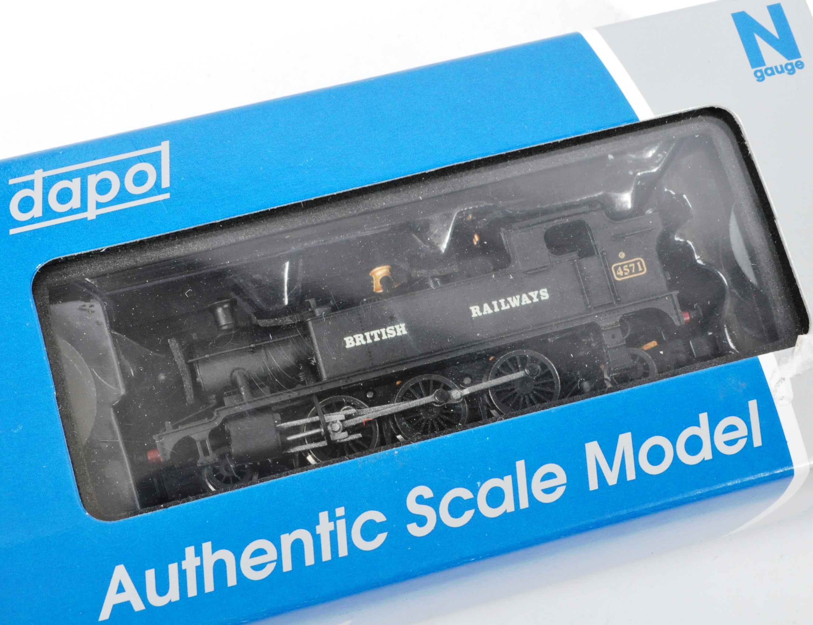 TWO ORIGINAL DAPOL N GAUGE MODEL RAILWAY TRAINSET LOCOMOTIVE - Image 2 of 6