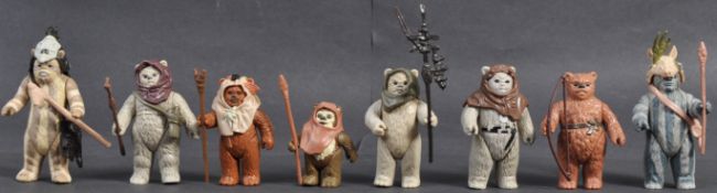 STAR WARS ACTION FIGURES - COMPLETE SET OF EWOKS