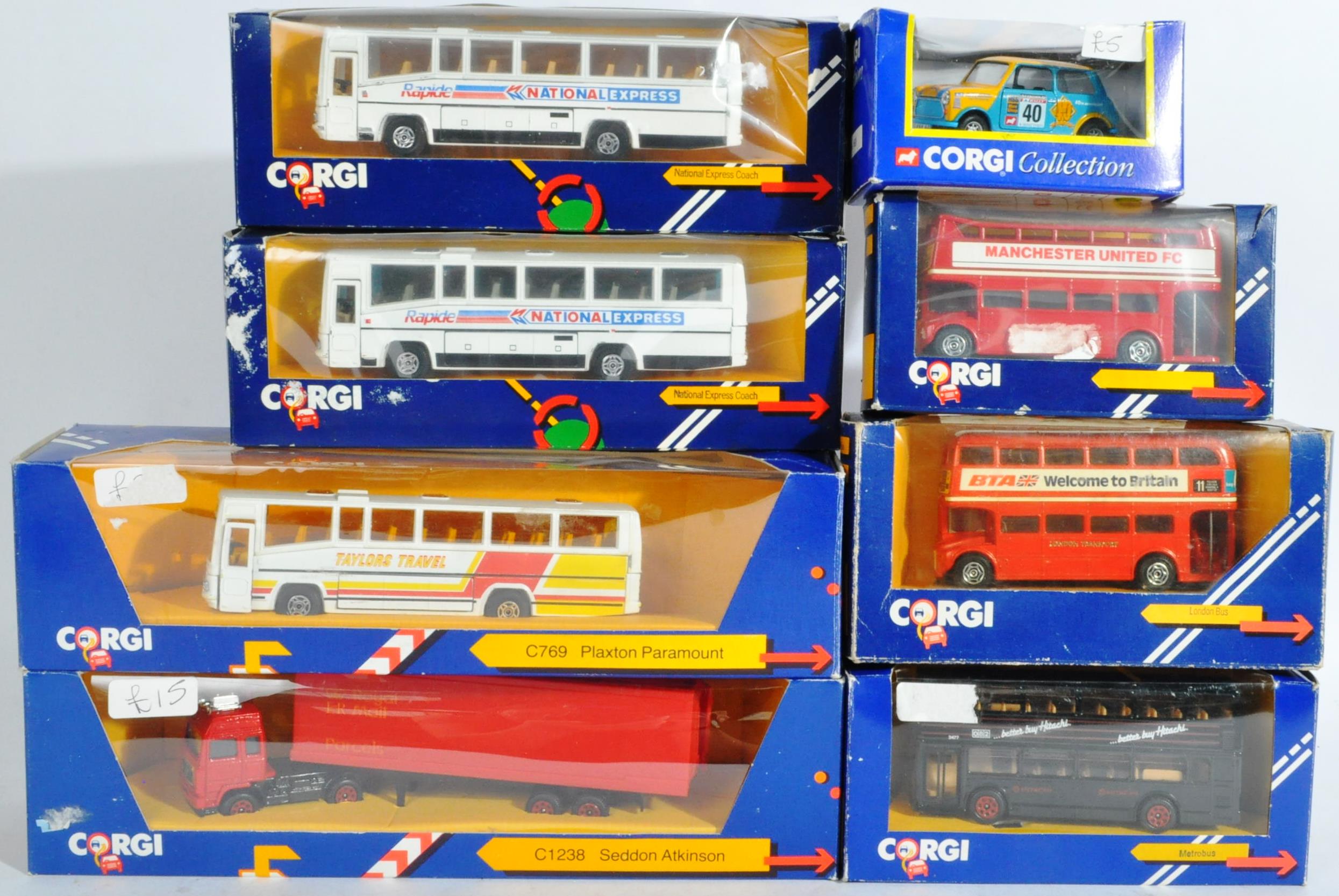 COLLECTION OF ASSORTED VINTAGE CORGI DIECAST MODEL VEHICLES